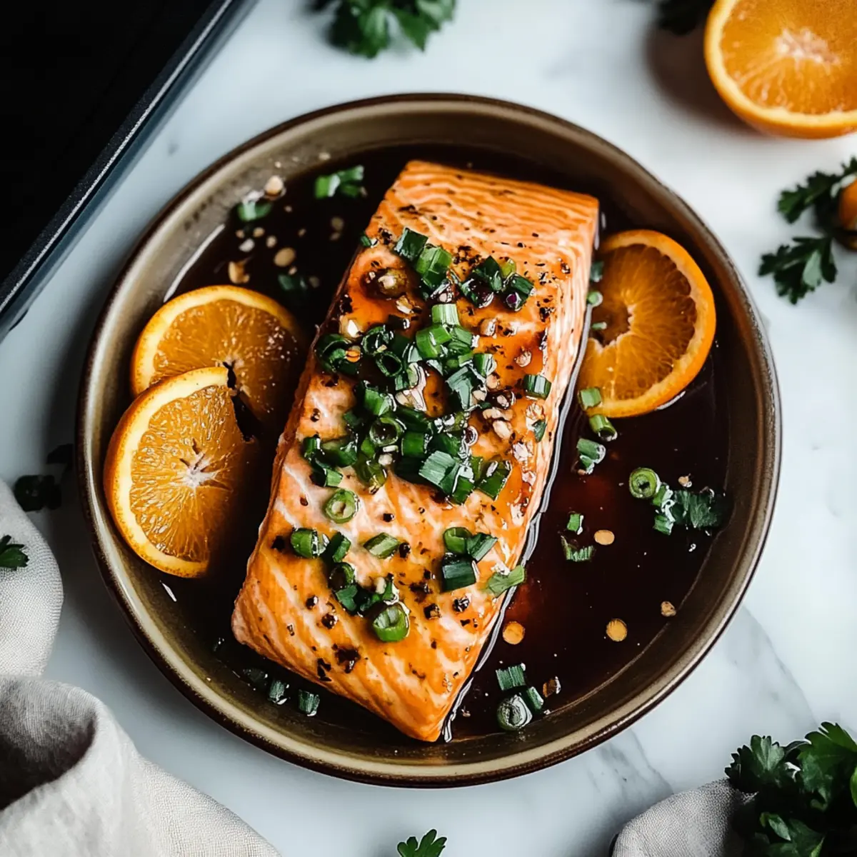 Orange Glazed Salmon q89aek