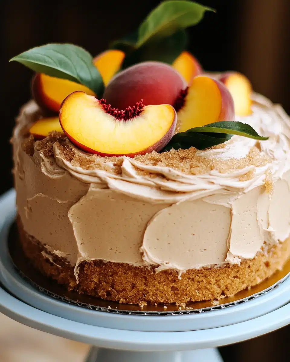Peach Cake with Brown Sugar Frosting: A Delicious Recipe!