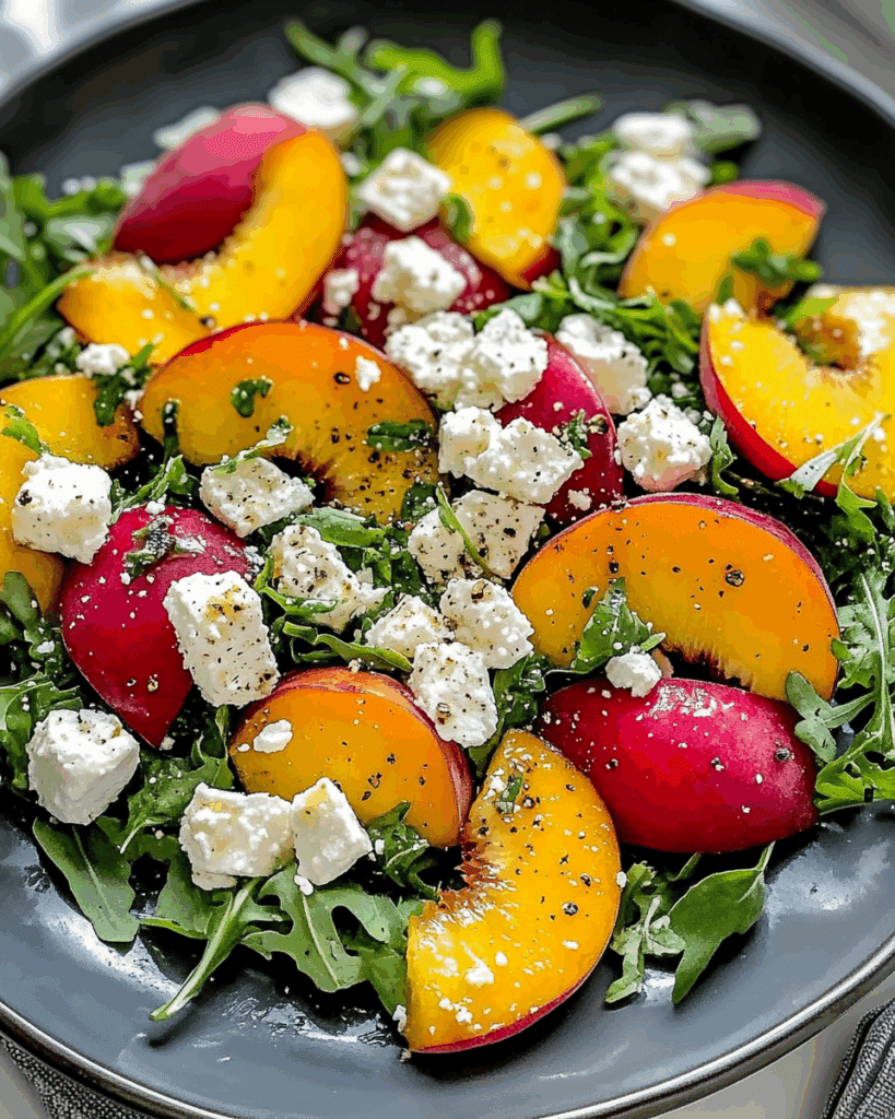 Peach and Feta Salad 2