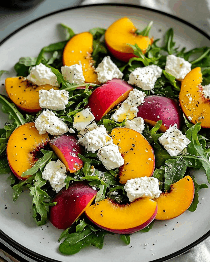 Peach and Feta Salad 3