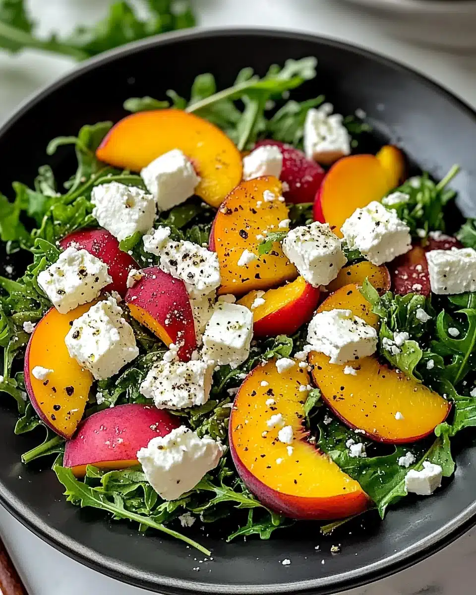 Peach and Feta Salad: Discover This Refreshing Recipe!