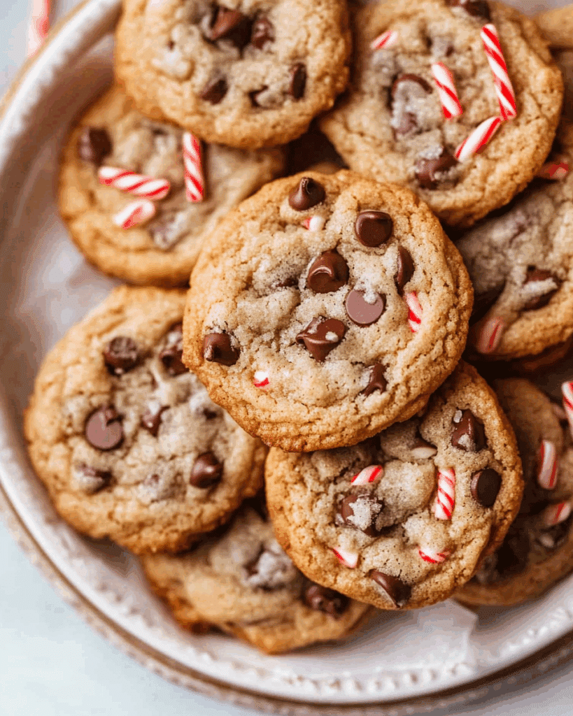 Peppermint Chocolate Chip Cookies 2