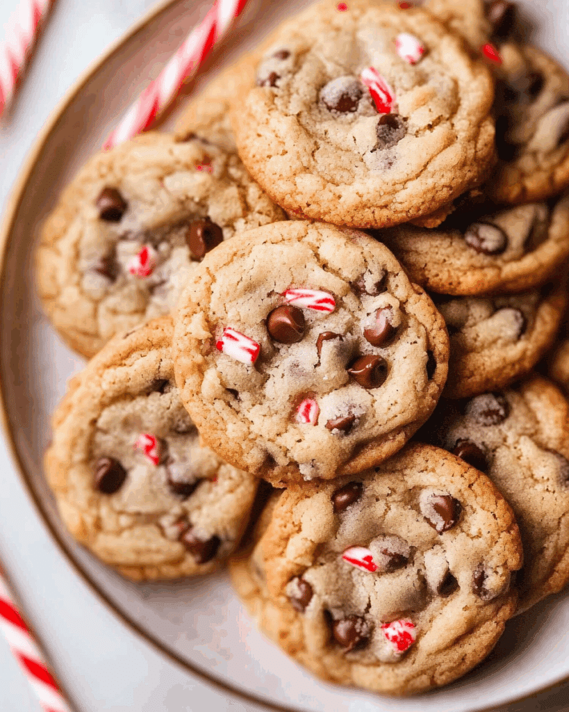 Peppermint Chocolate Chip Cookies 3