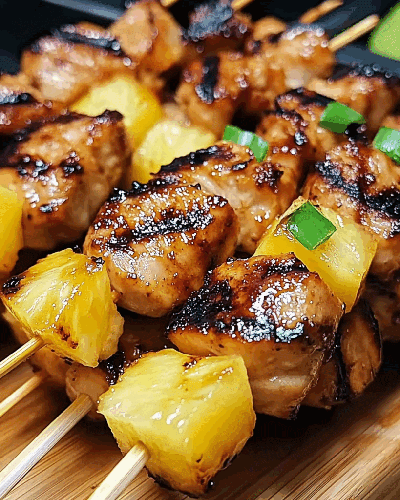 Pineapple Chicken Skewers 2