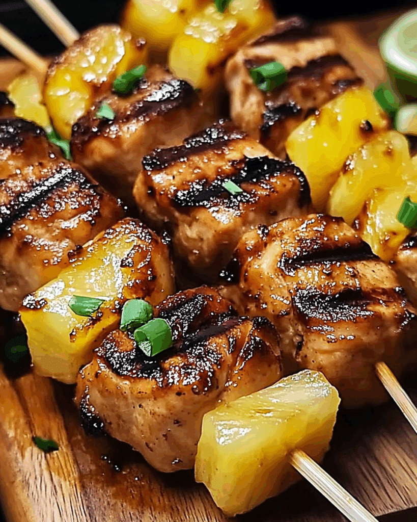 Pineapple Chicken Skewers 3