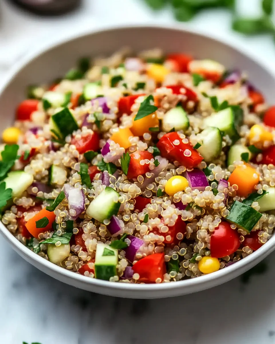Quinoa Veggie Salad: A Refreshing Delight You Must Try!