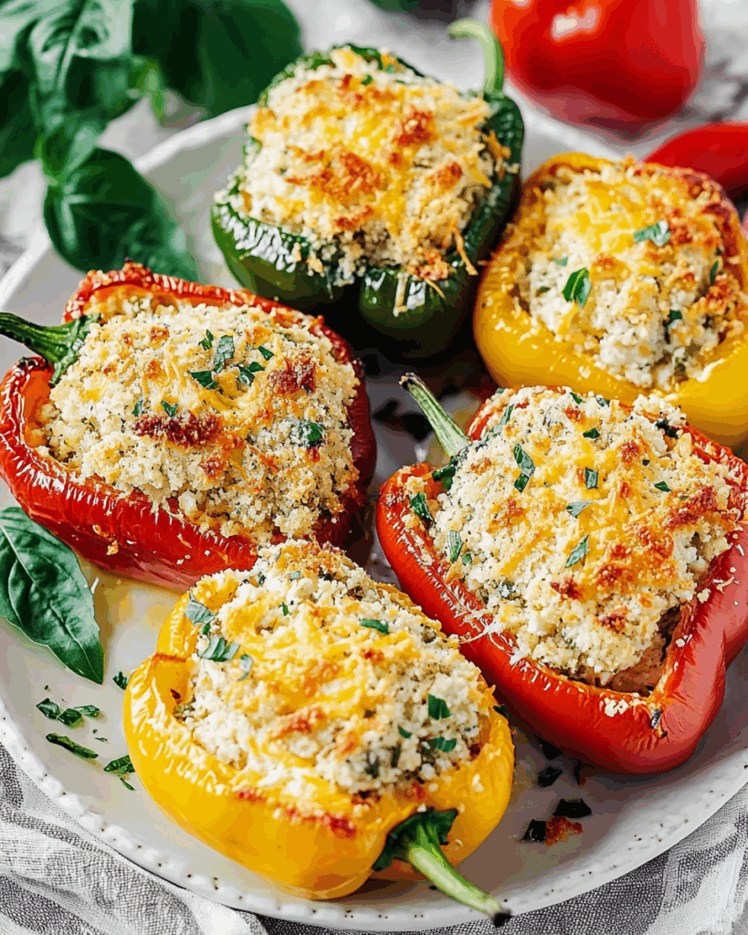 Ricotta Stuffed Bell Peppers 3
