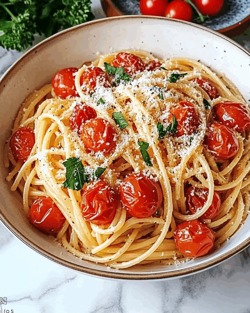 Roasted Cherry Tomato Pasta