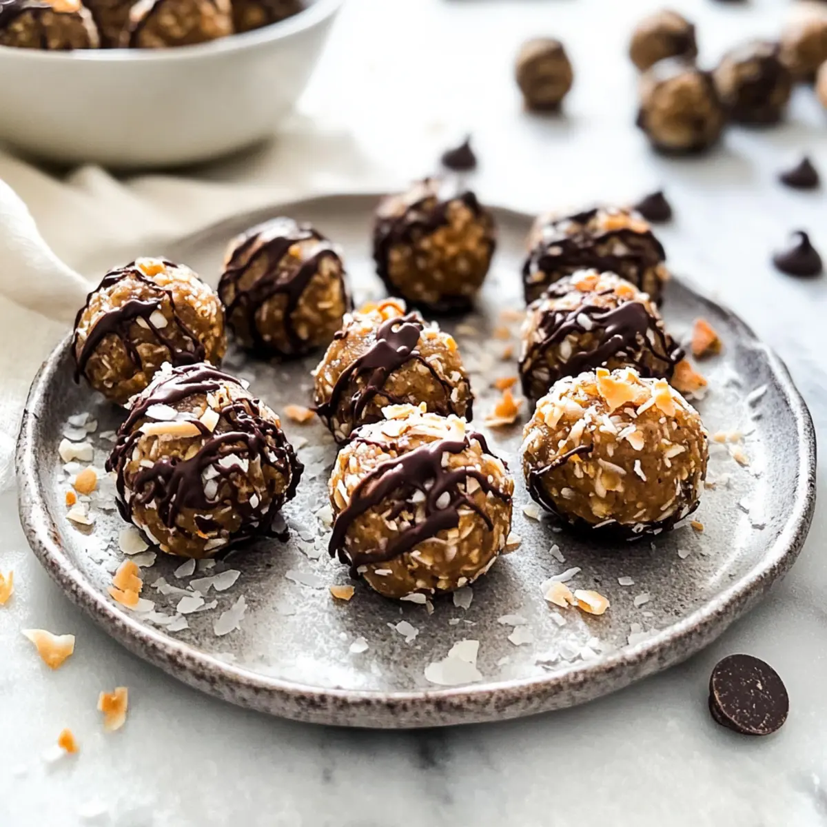 Samoa Cookie Protein Balls puizks