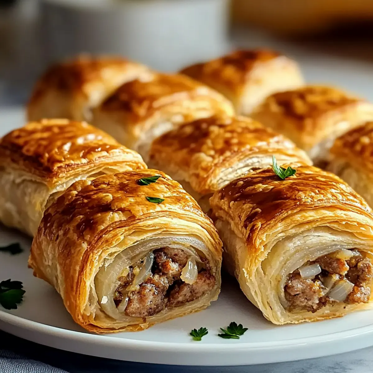 Savory French Onion Sausage Rolls cyv9ea