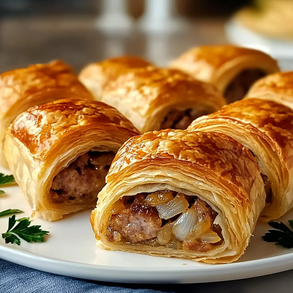 Savory French Onion Sausage Rolls ds8zqi