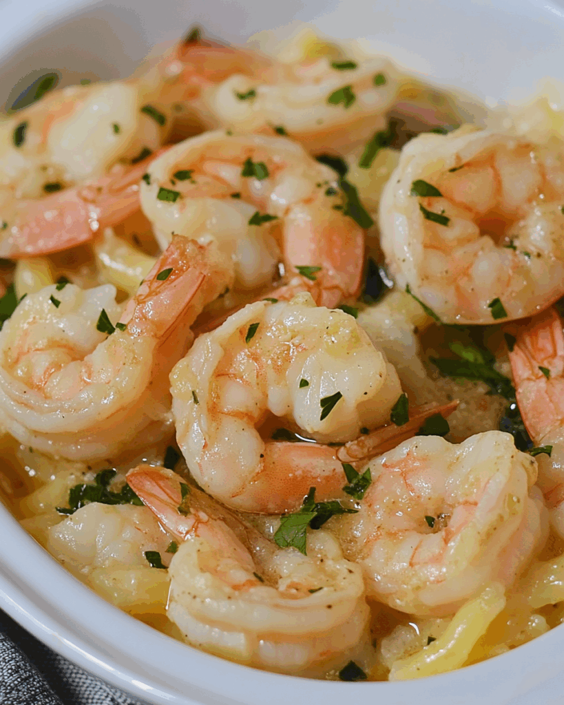 Shrimp Scampi Pasta Bake