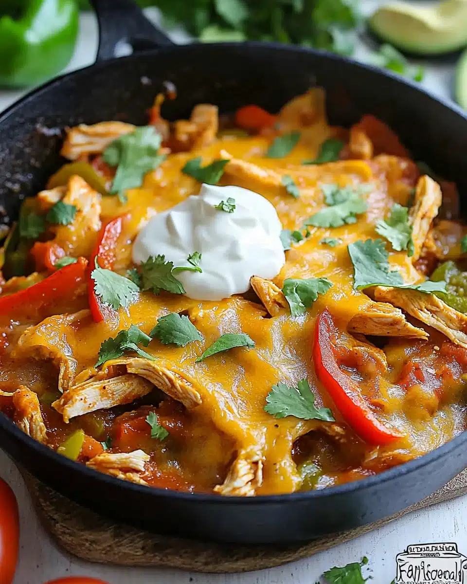 Skillet Chicken Fajitas Bake: Discover a Tasty Twist!