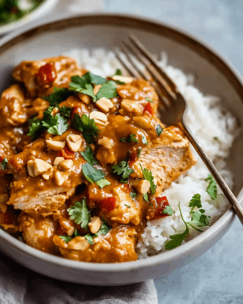 Slow Cooker Peanut Chicken 3