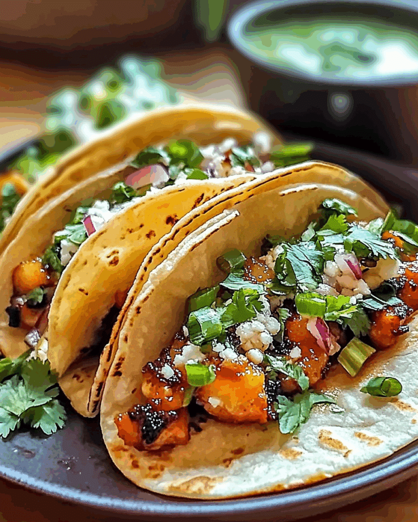 Smash Dumpling Tacos