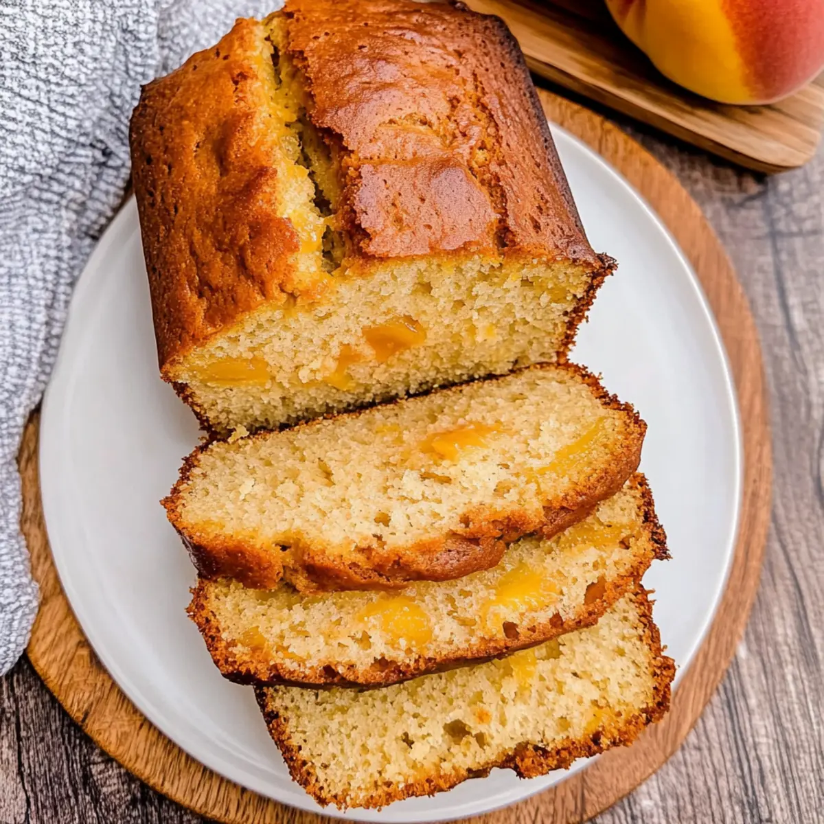 Southern Peach Bread tvnibo