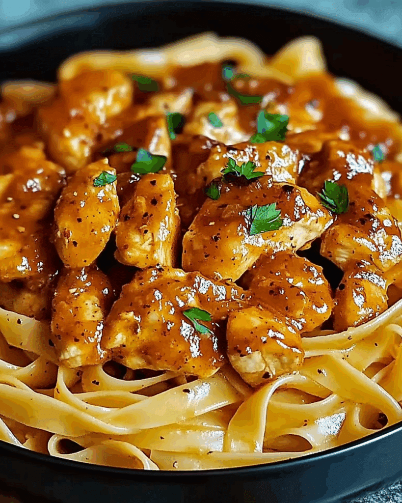 Spicy Cajun Honey Butter Chicken Pasta 2