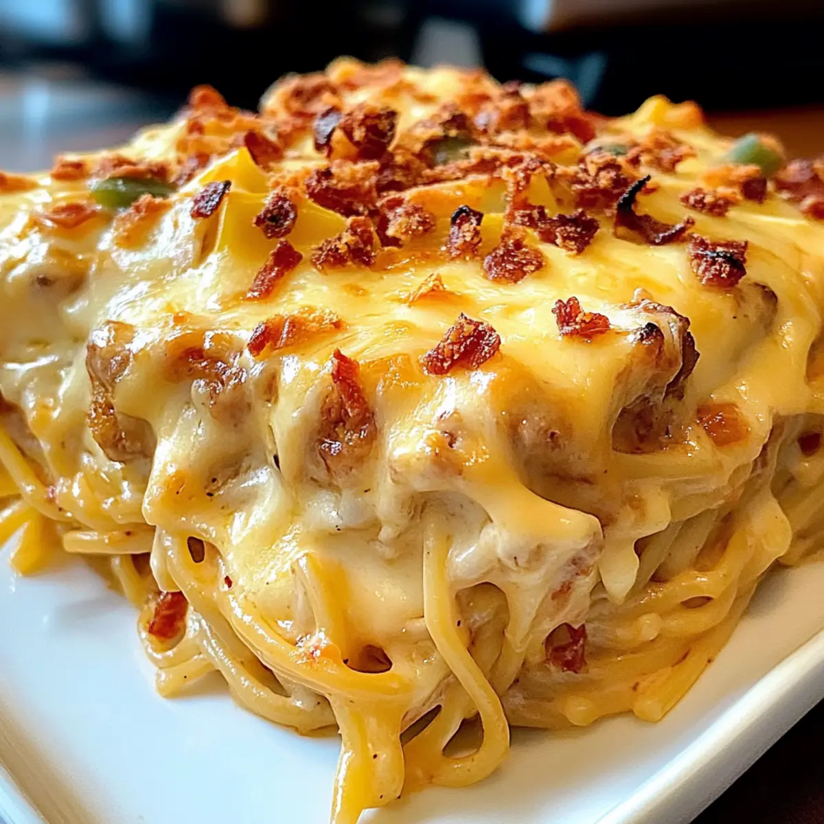 Spicy Southern Cheesy Chicken Spaghetti Casserole hoem8d