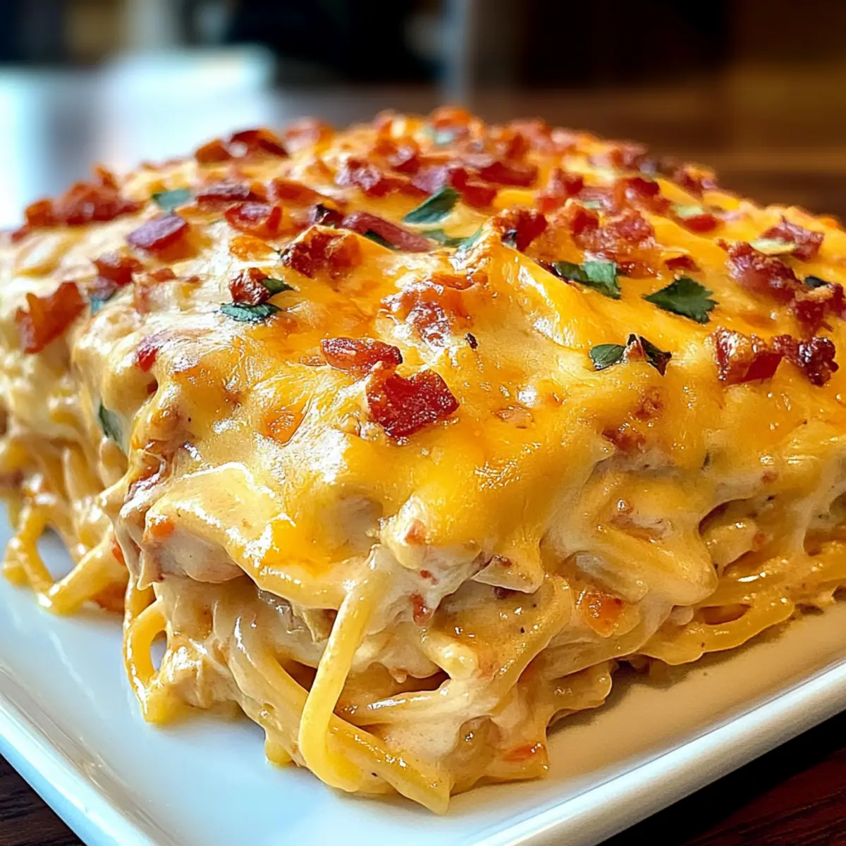 Spicy Southern Cheesy Chicken Spaghetti Casserole ky5syi