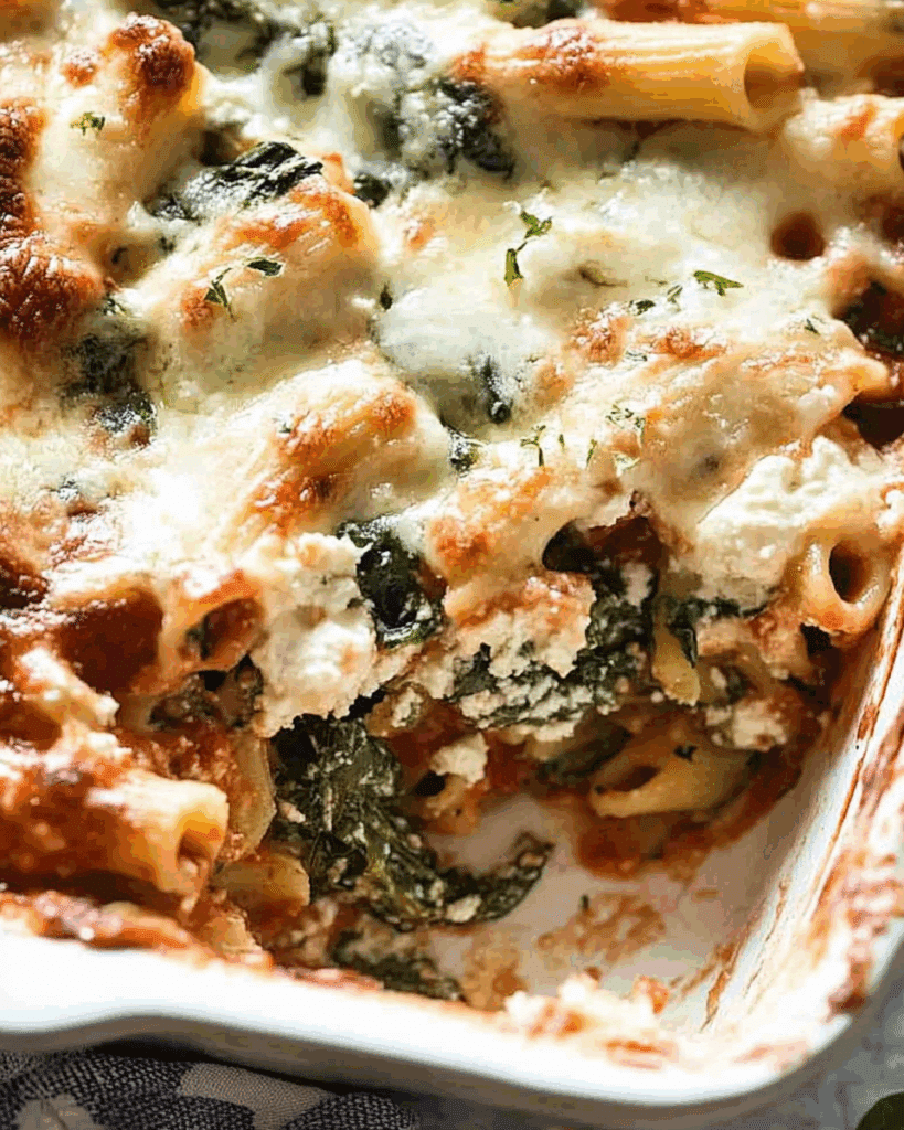 Spinach and Ricotta Pasta Bake 3