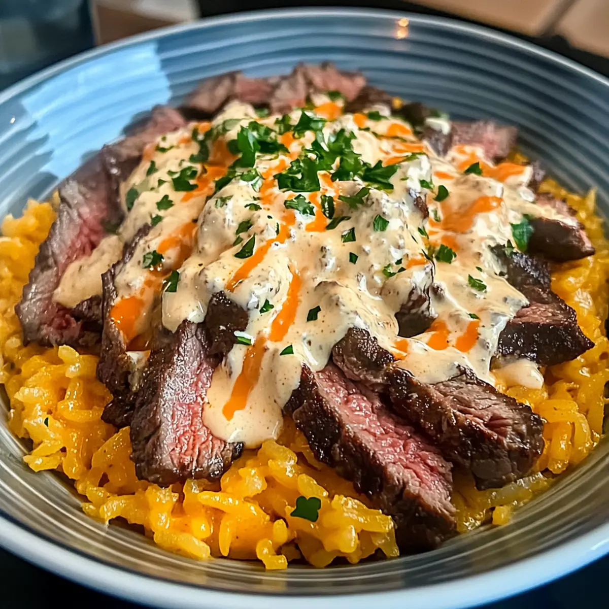 Steak Queso Rice fapv0p