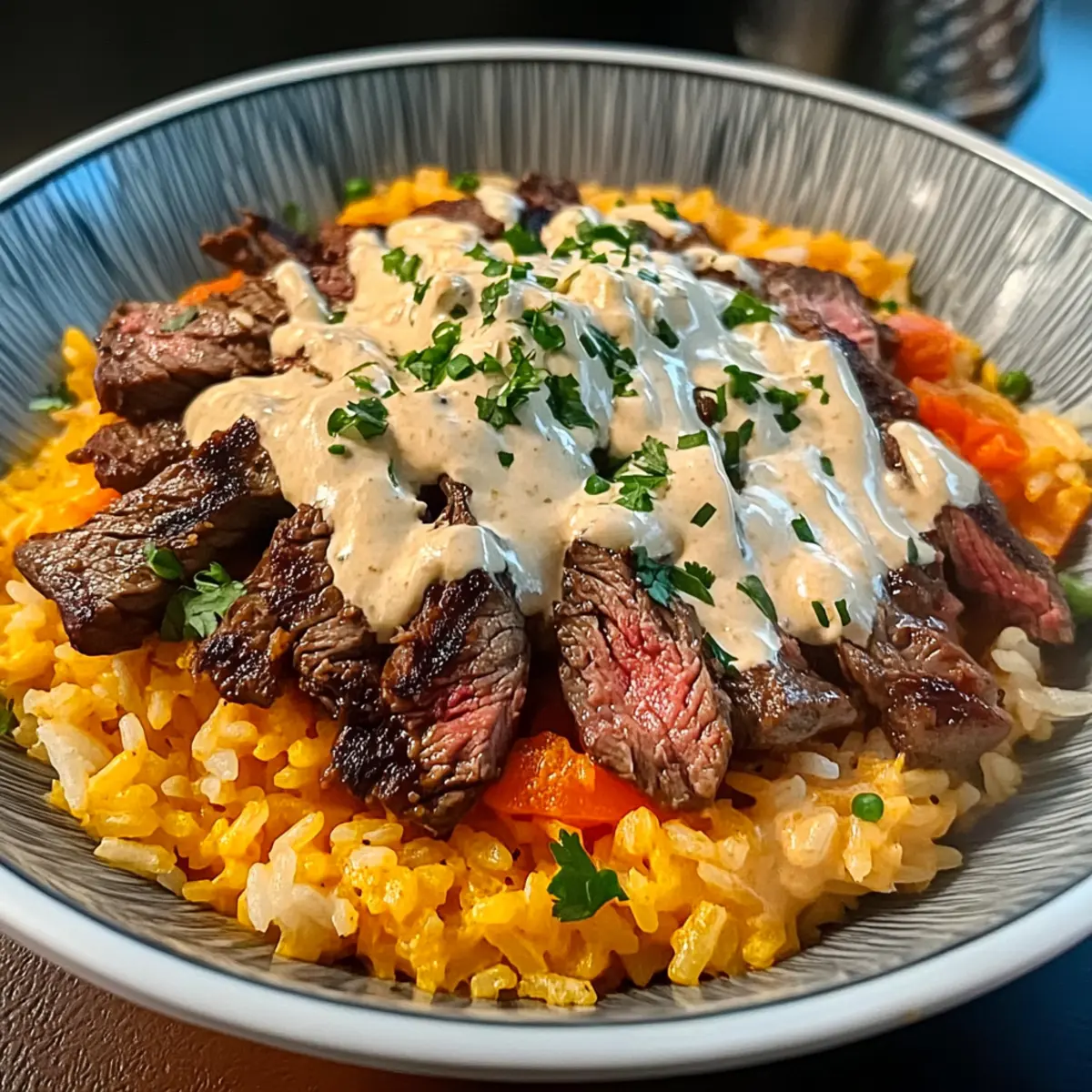 Steak Queso Rice srvp9a