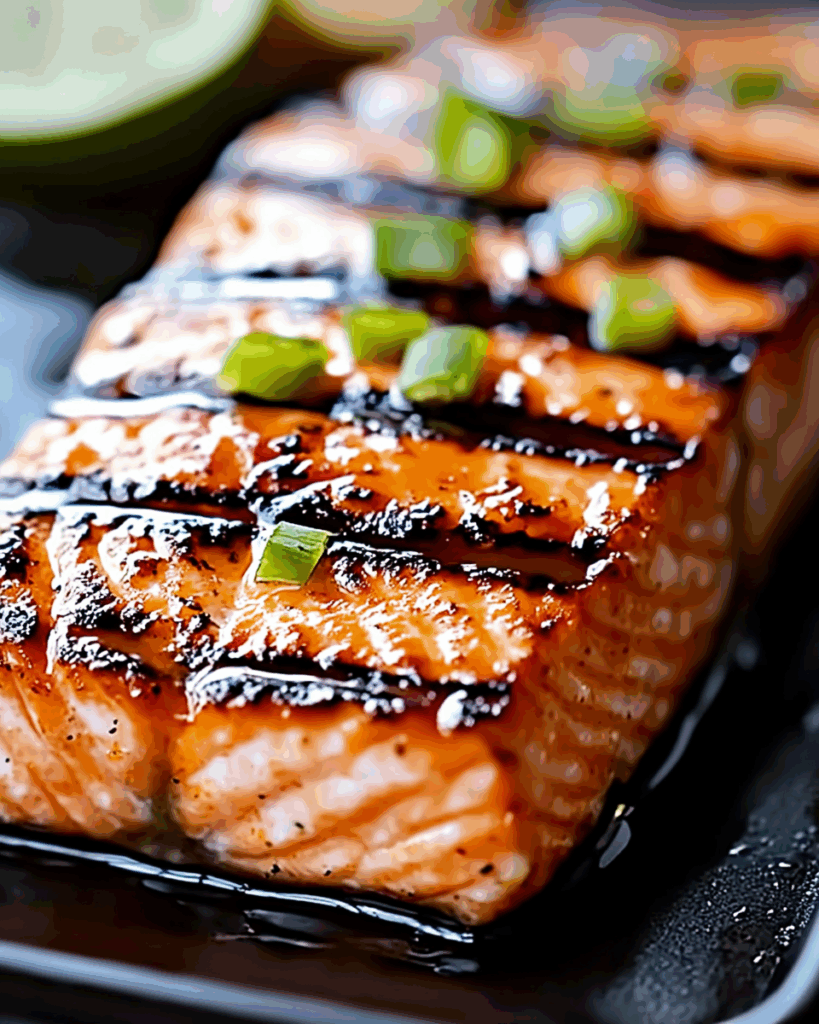 Sweet Glazed Grilled Salmon 2