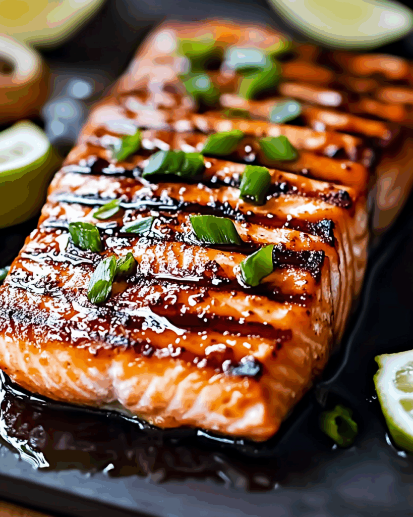 Sweet Glazed Grilled Salmon 3