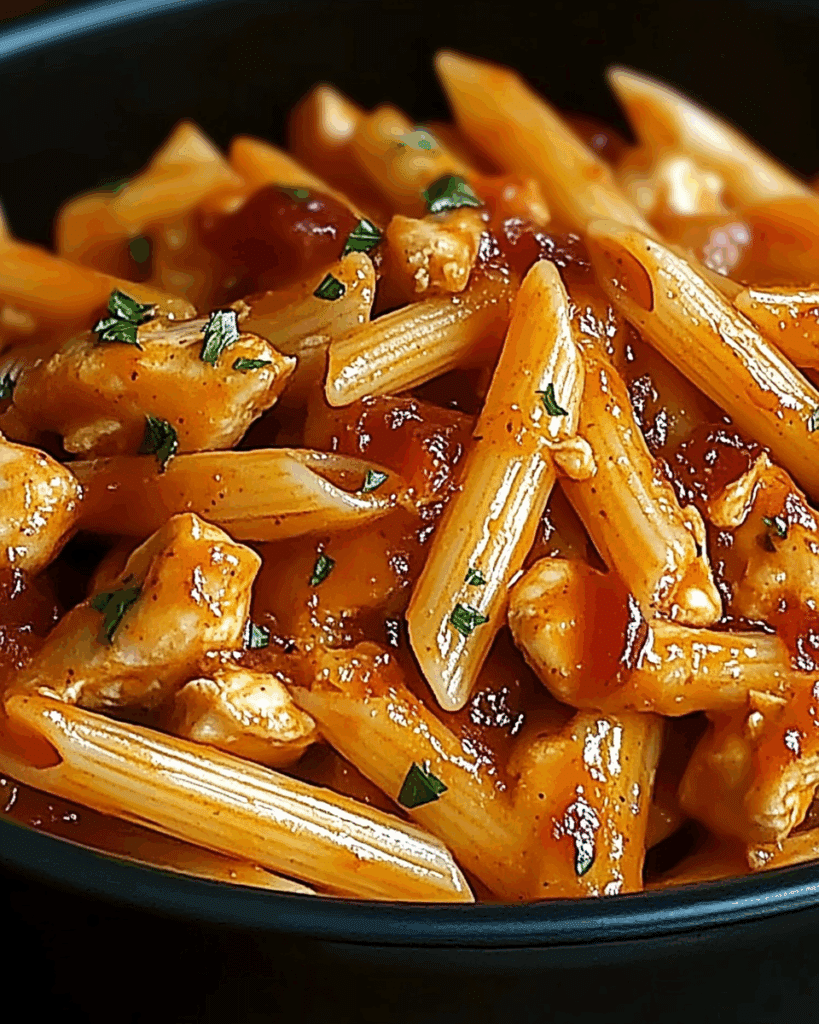 Tangy Honey BBQ Chicken Penne