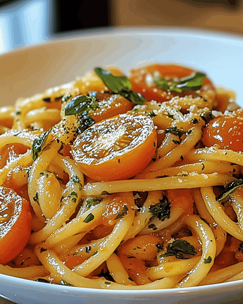 Zucchini and Tomato Pasta 3