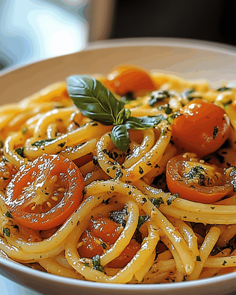Zucchini and Tomato Pasta