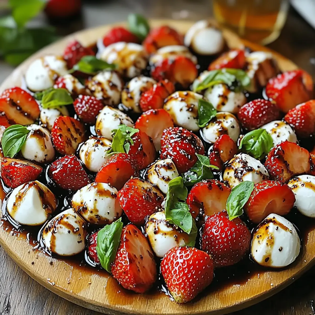 Delight Your Taste Buds with Balsamic Strawberry Caprese