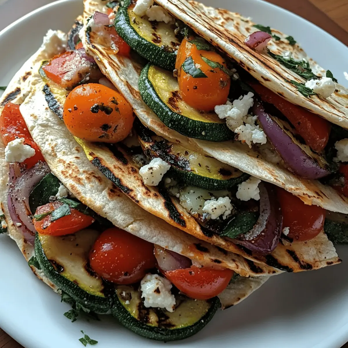 Grilled Mediterranean Veggie Quesadillas That Wow Your Taste Buds