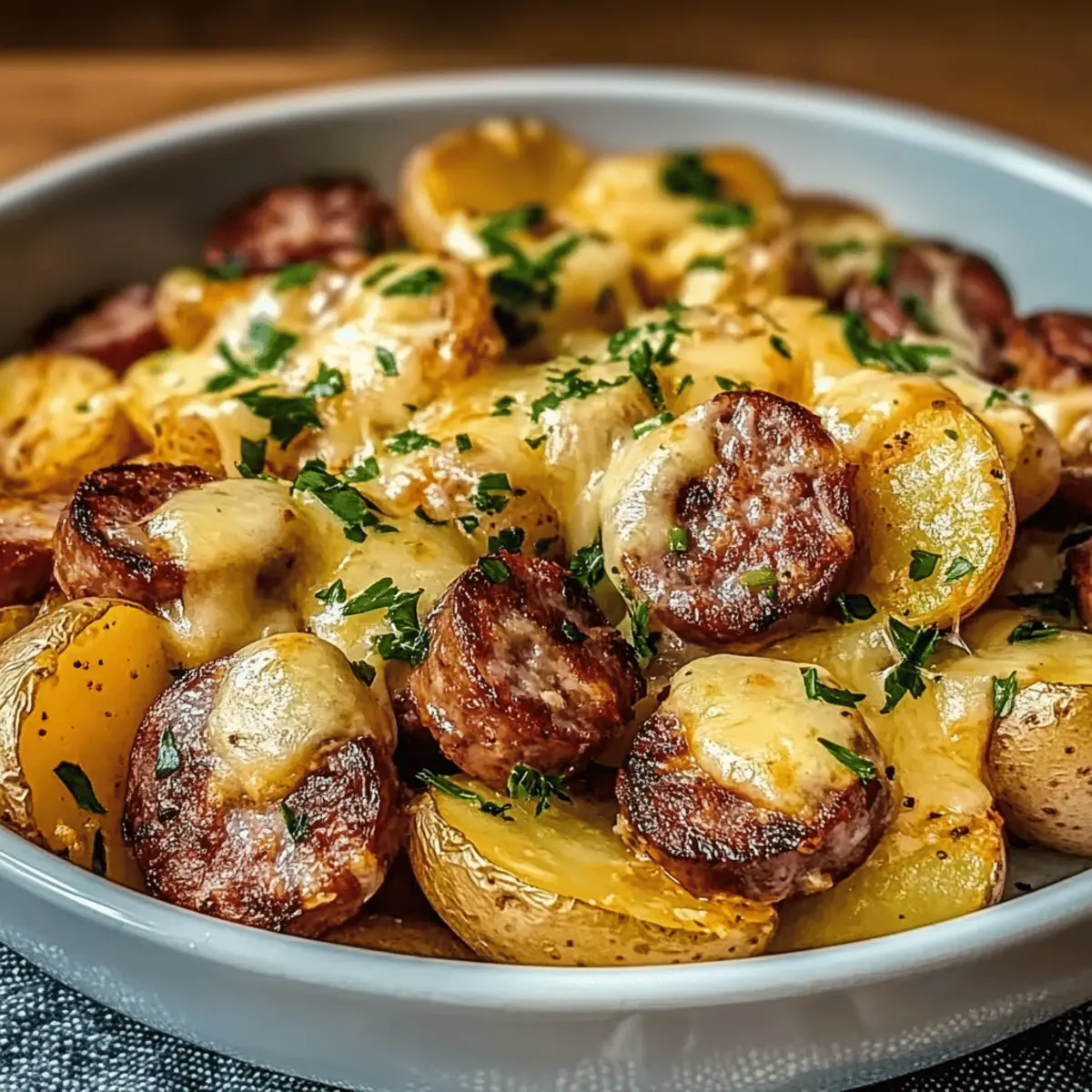 Cheesy Ranch Potatoes and Smoked Sausage for Ultimate Comfort