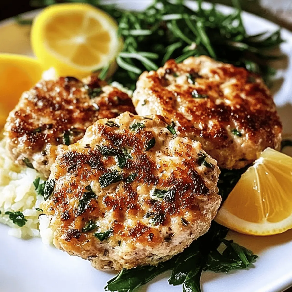 Rosemary Lemon Chicken Patties: A Fresh Take on Dinner