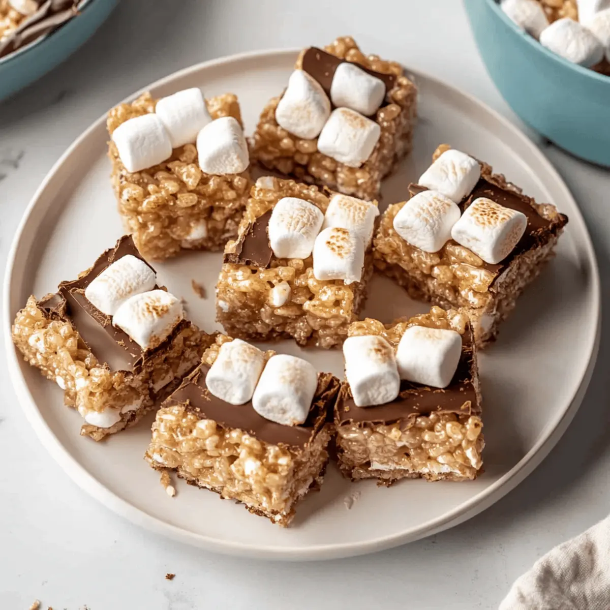 Decadent S'mores Rice Krispies Treats You Can't Resist