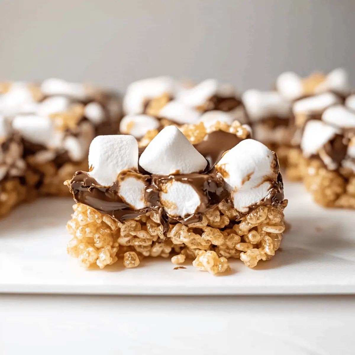 S'mores Rice Krispies Treats: Easy No-Bake Delight