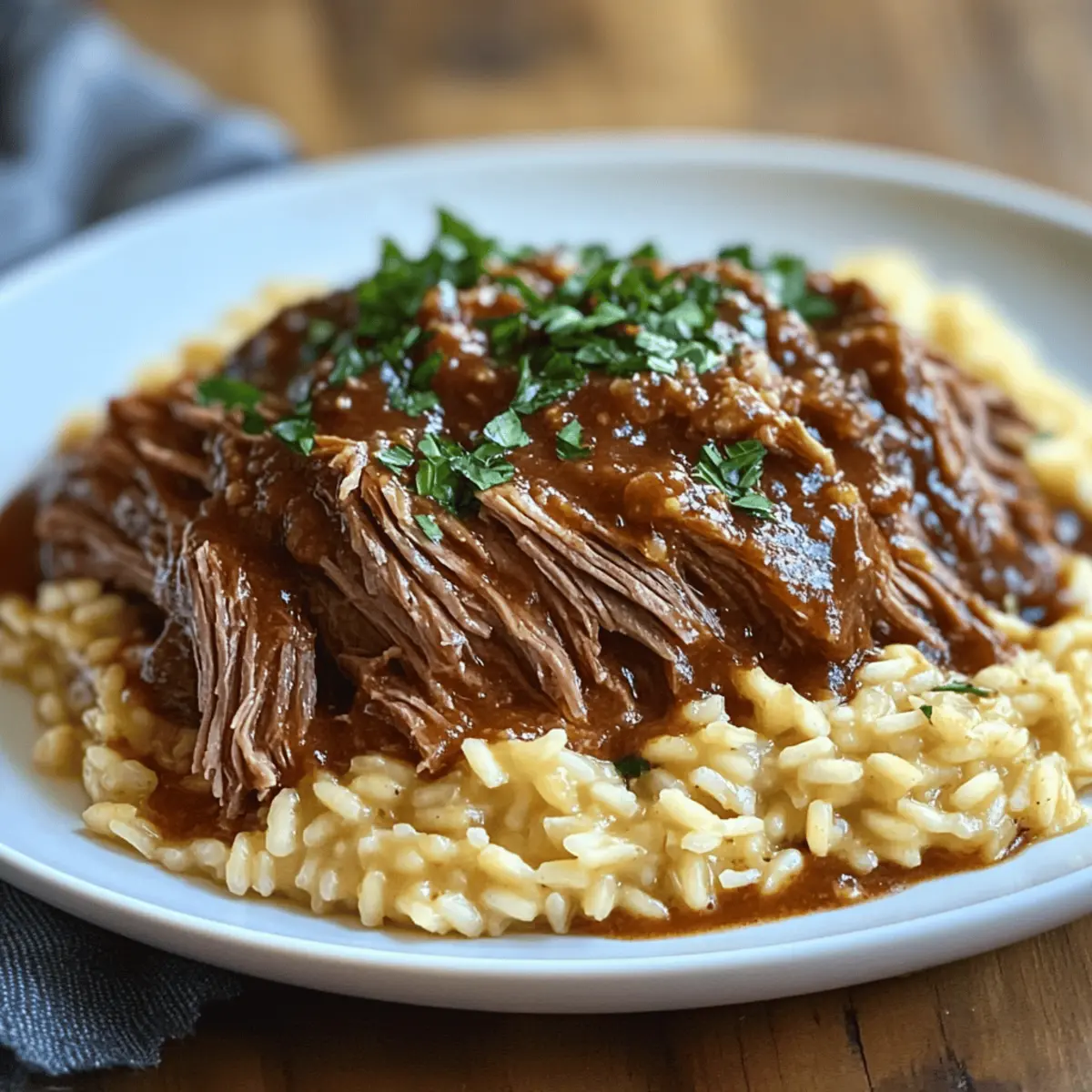 Italian Pot Roast & Parmesan Risotto: A Cozy Family Feast