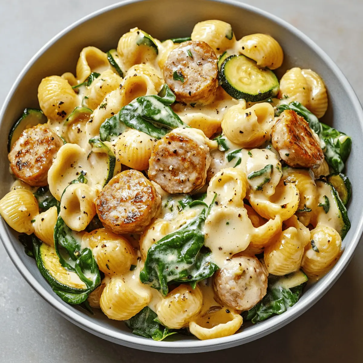Creamy Protein-Packed Pasta Bowl for a Quick Hearty Meal