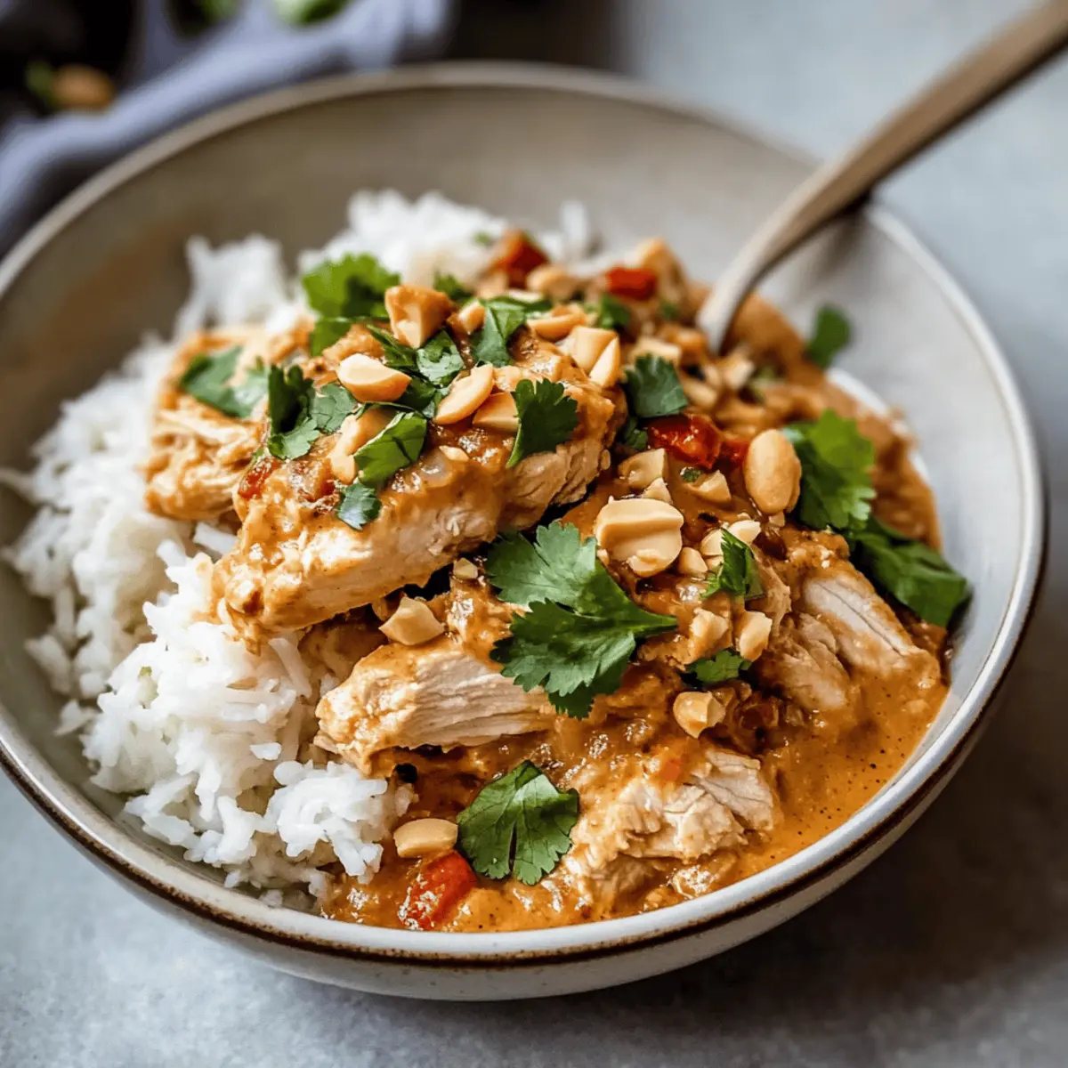 Delicious Slow Cooker Peanut Chicken for Effortless Family Dinners