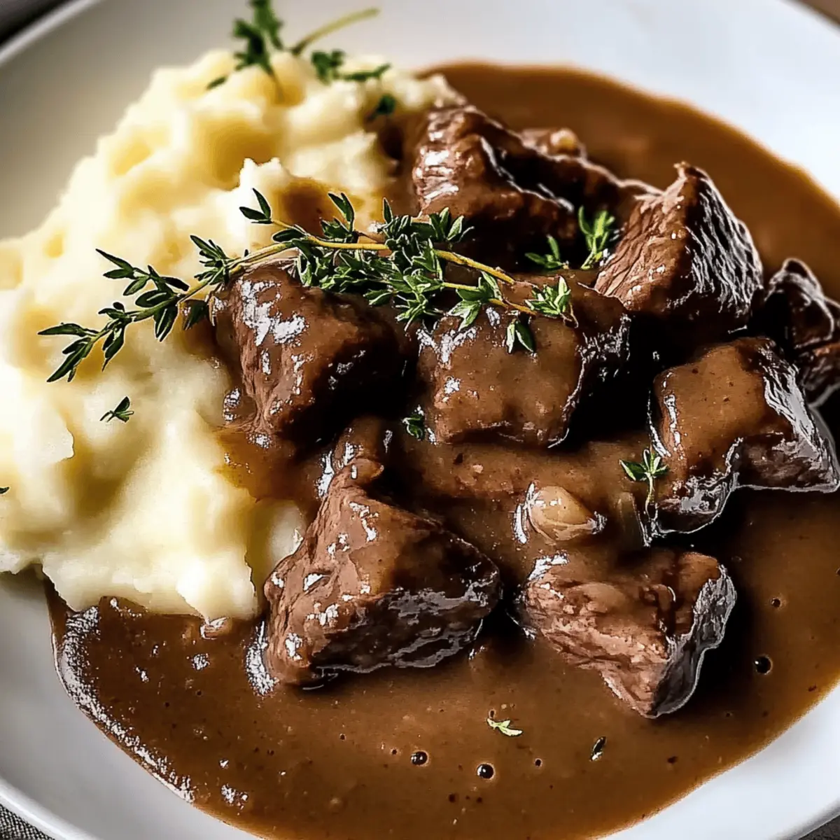 Savory Beef Tips and Gravy: Comforting Dinner Love in Every Bite