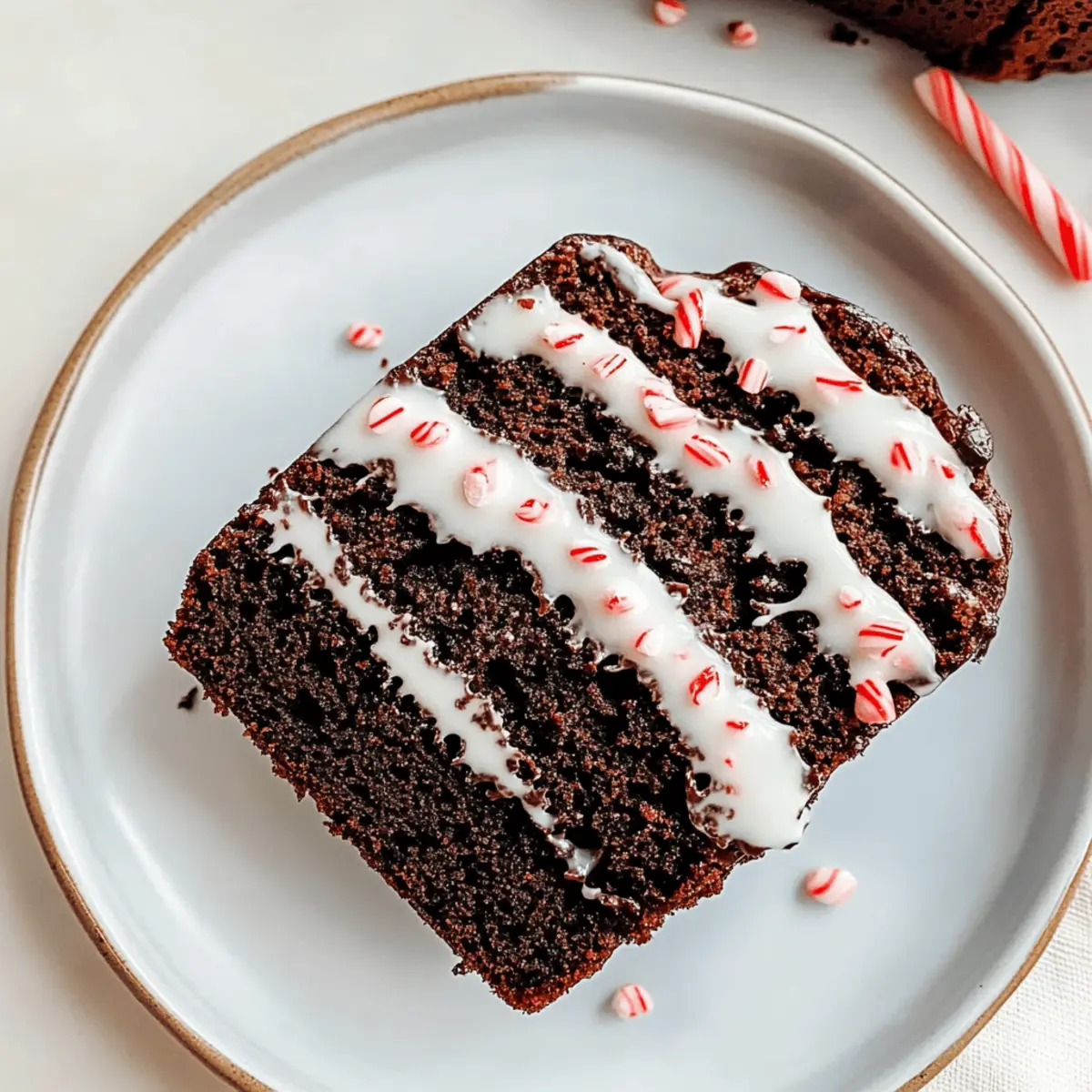 Irresistibly Moist Chocolate Peppermint Bread for the Holidays
