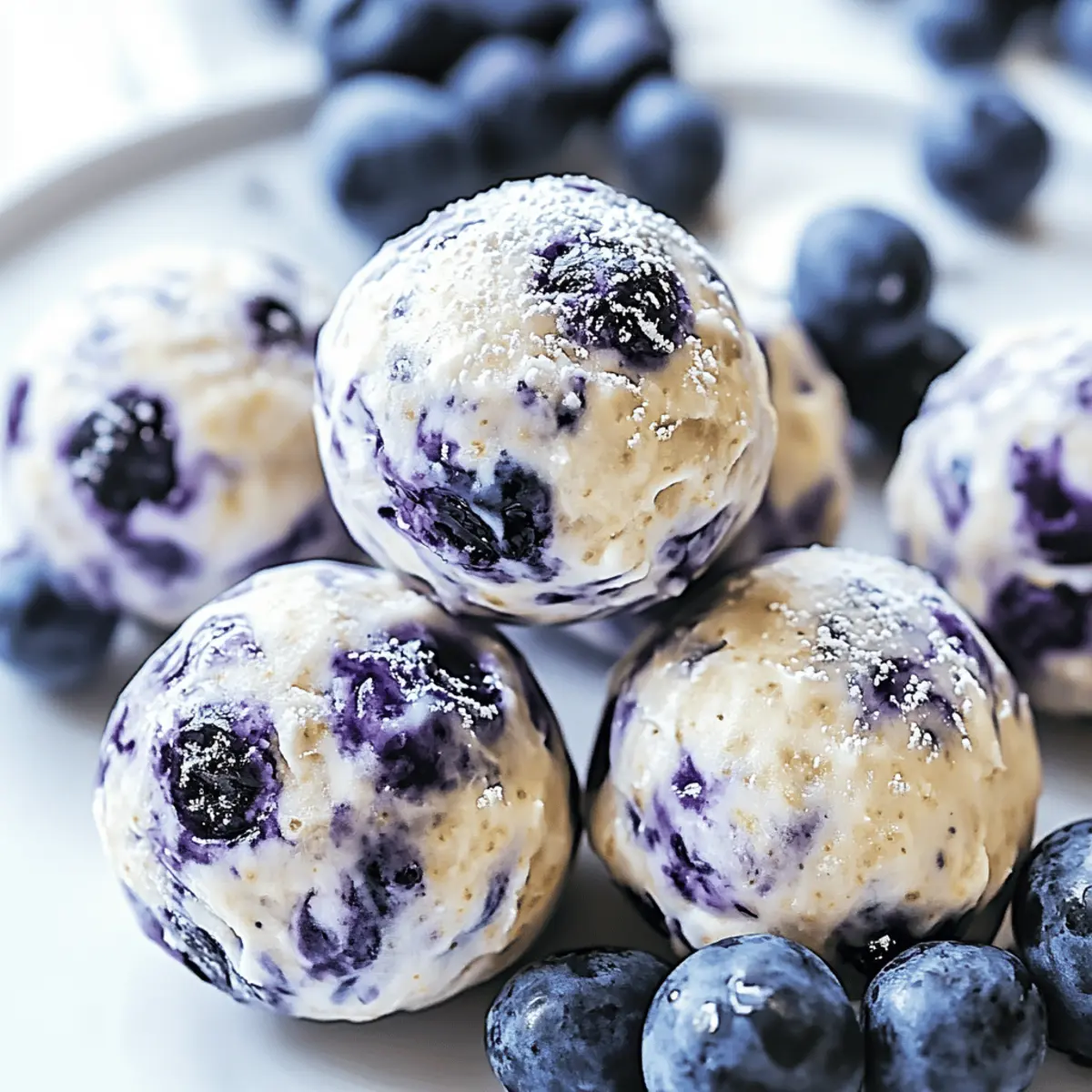 Delicious Blueberry Cheesecake Protein Bites for Guilt-Free Snacking