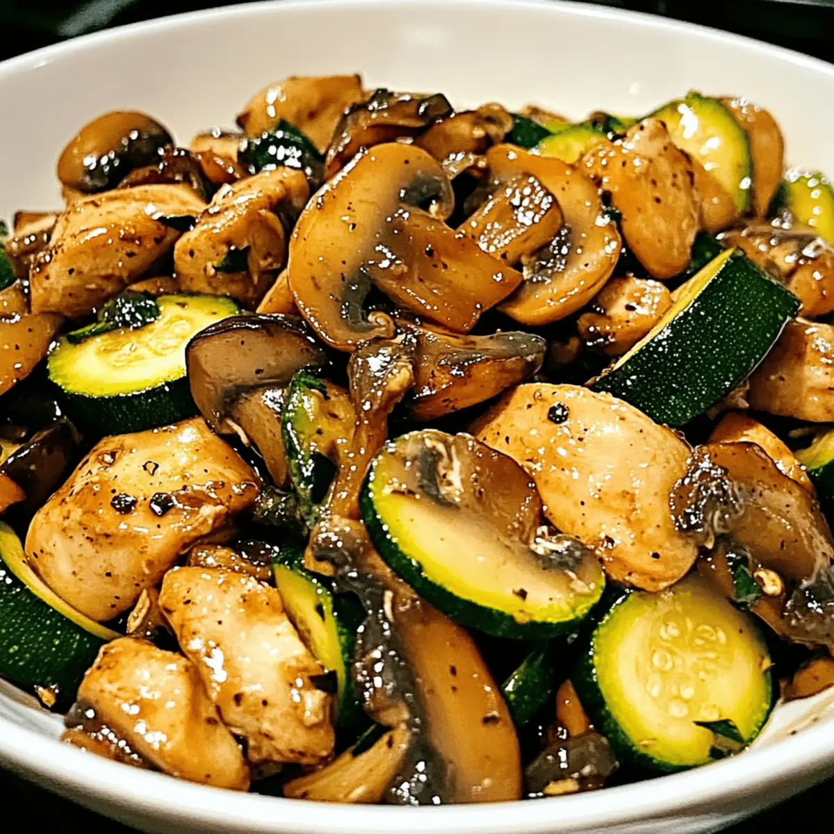 Zucchini Mushroom Chicken Stir Fry: A Quick, Flavor-Packed Meal