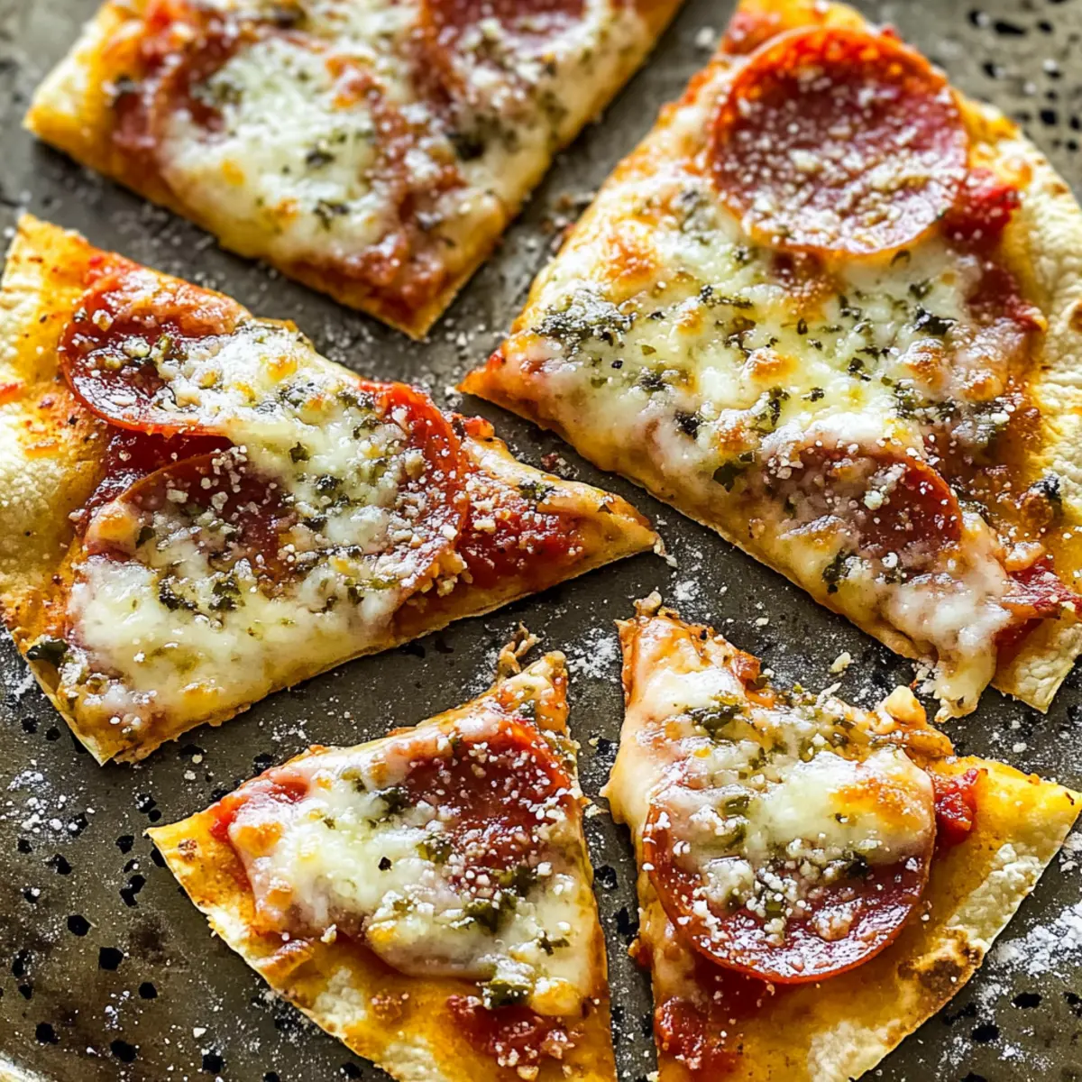 Crispy Air Fryer Tortilla Pizza in Just 5 Minutes