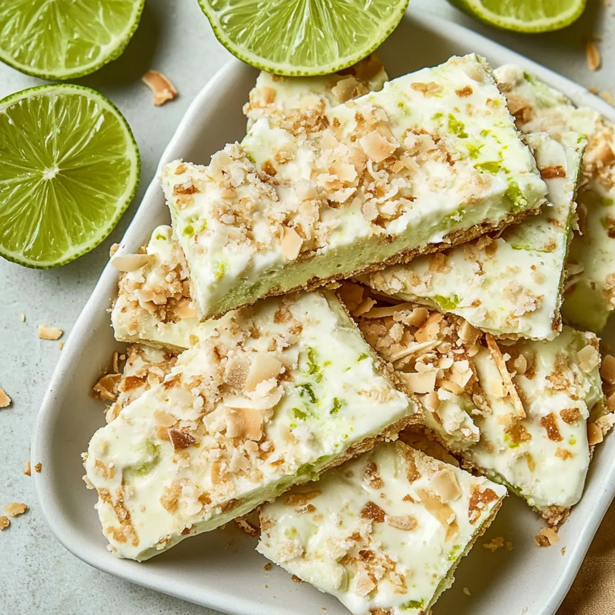 Refreshing Key Lime Pie Yogurt Bark for Guilt-Free Indulgence