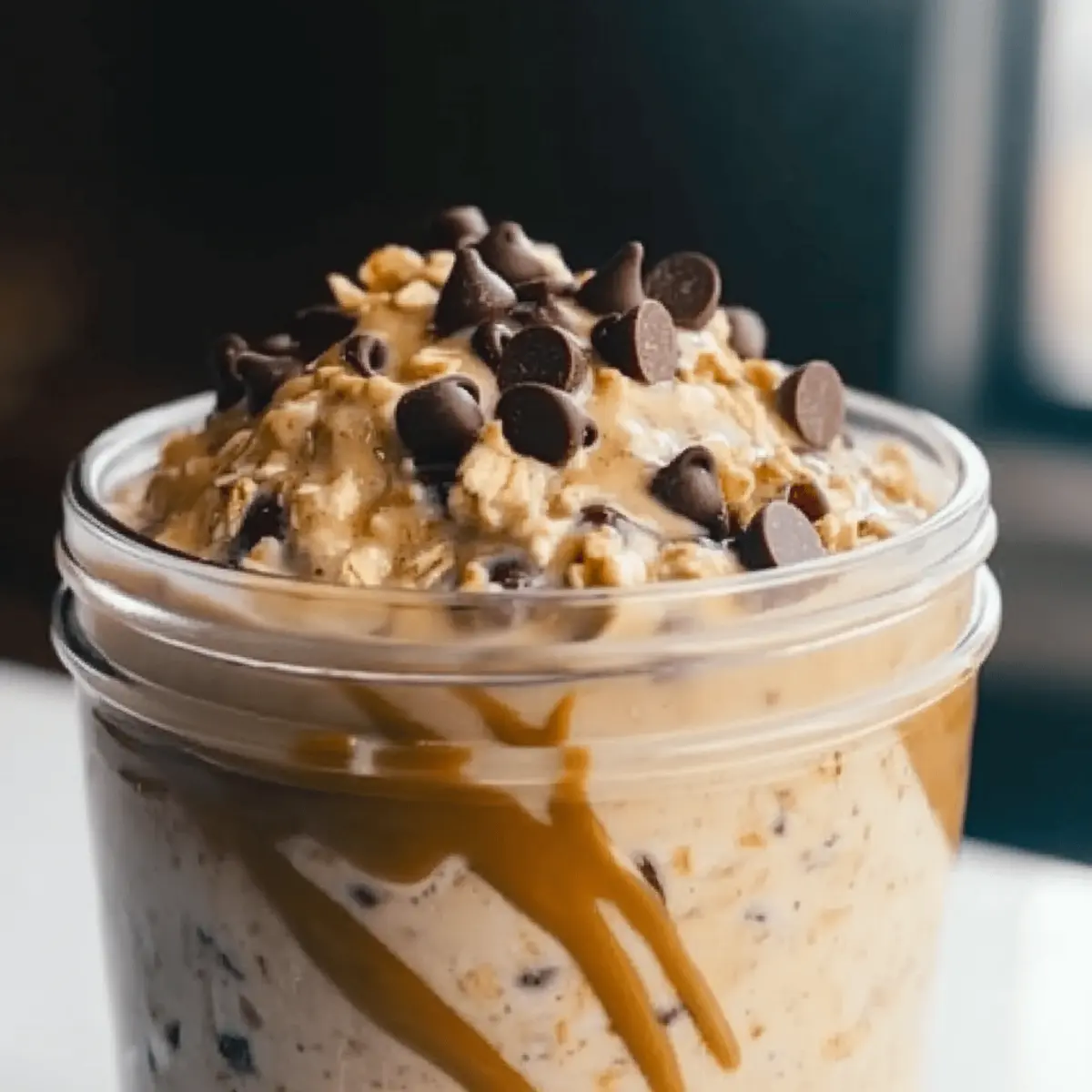 Cookie Dough Overnight Oats for a Guilt-Free Breakfast Treat