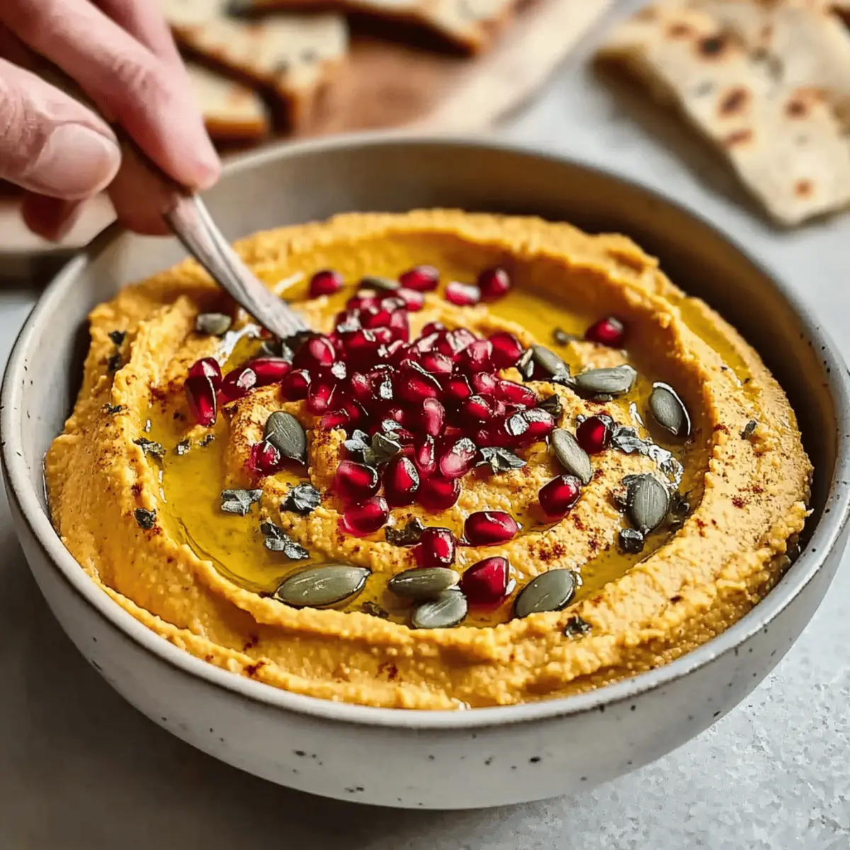 Creamy Roasted Butternut Squash Hummus for Cozy Snacking