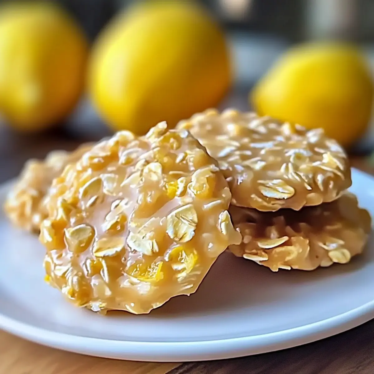 Zesty Lemon Oatmeal No-Bake Cookies for Easy Summer Treats