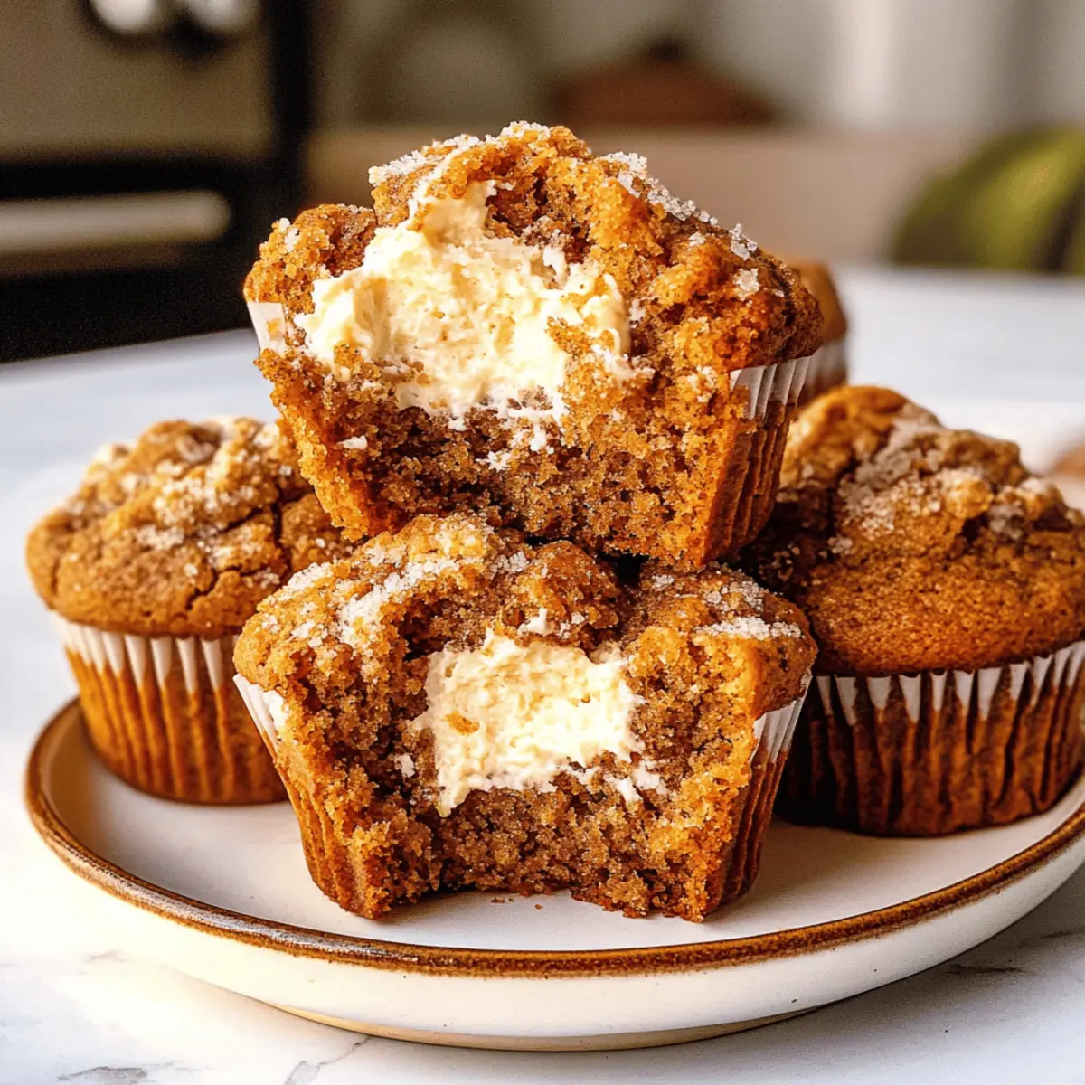 Moist Pumpkin Cream Cheese Muffins for Cozy Fall Mornings